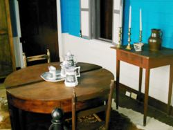 Image of Table Inside of the Leaphart/Harmon House