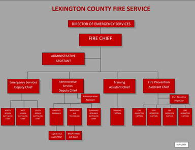 Fire Services Organization Chart