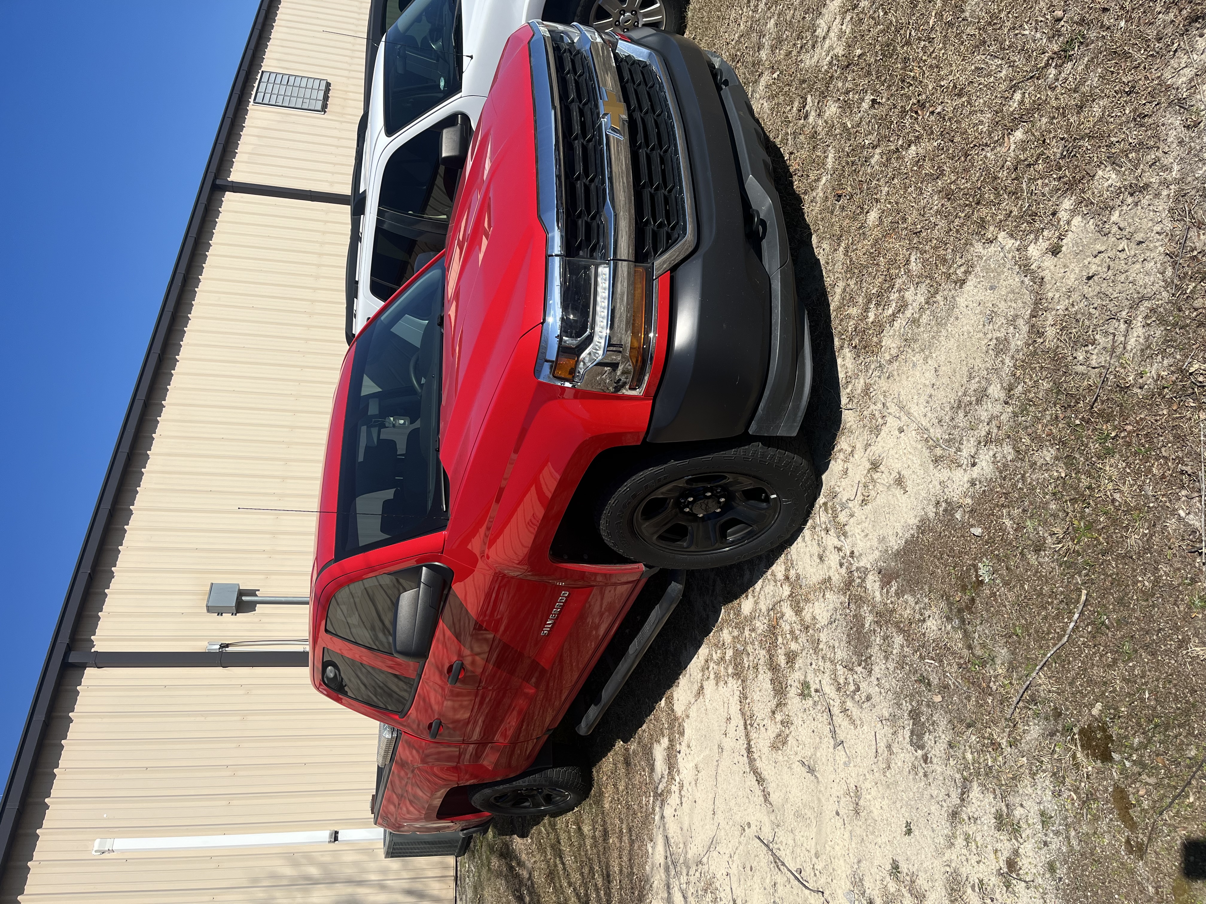 2018 Chevrolet Silverado Red