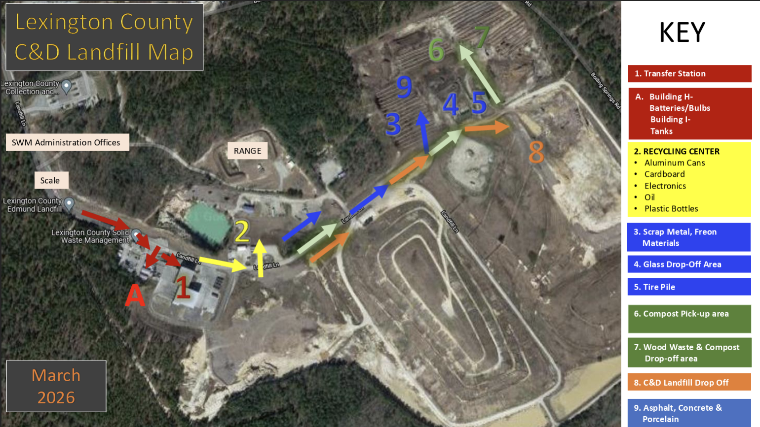 Map of Edmund Landfill