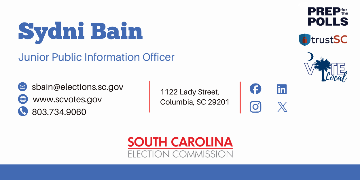 Sydni Bain Business Card