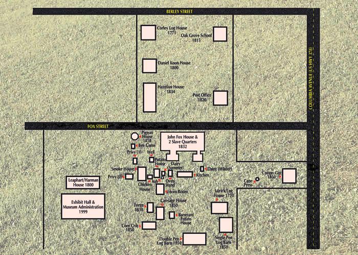 Image of Museum Property Map