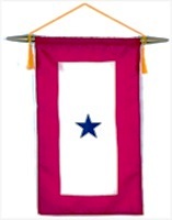 Blue Star Banner Emblem